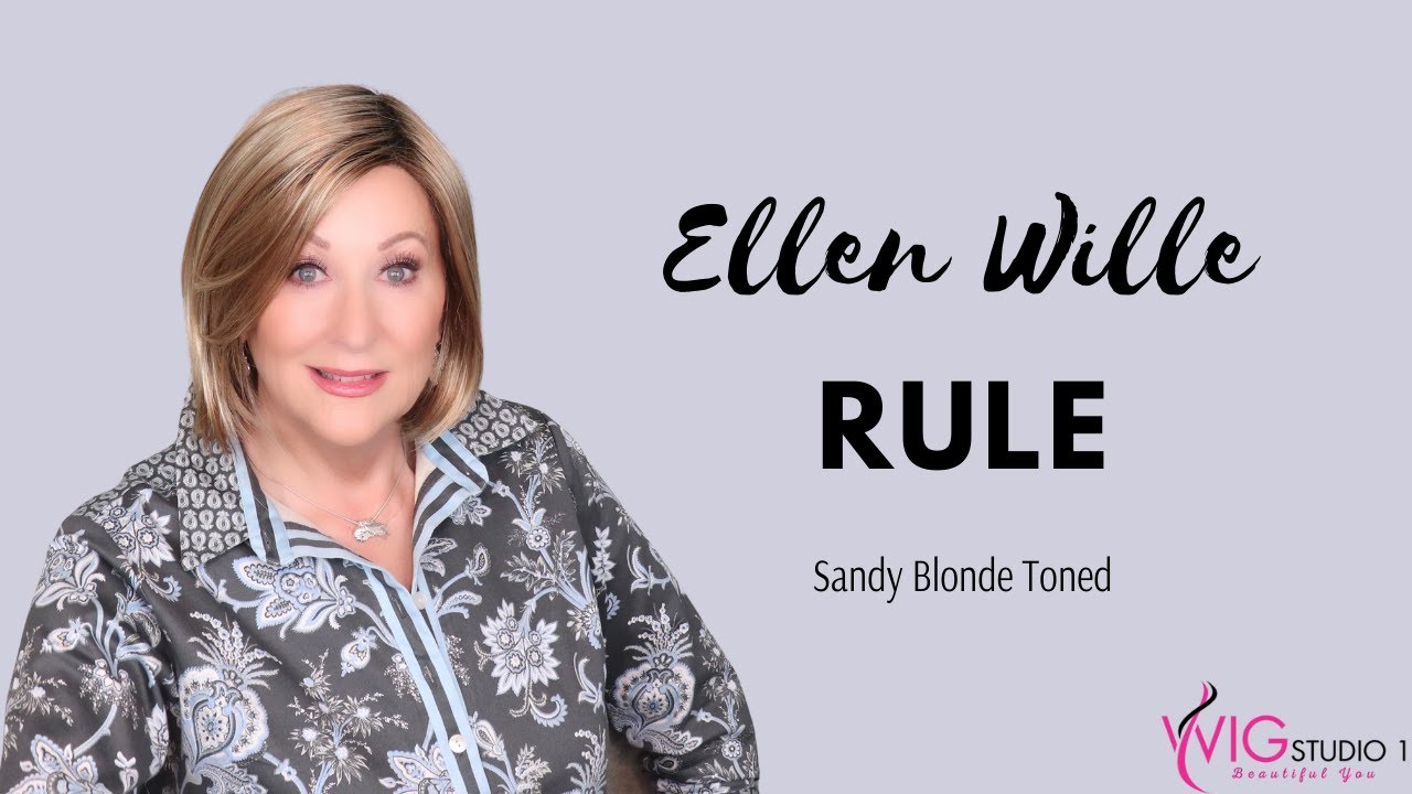 Ellen Wille RULE Wig Review | Sandy Blonde Toned | CRAZY WIG LADY