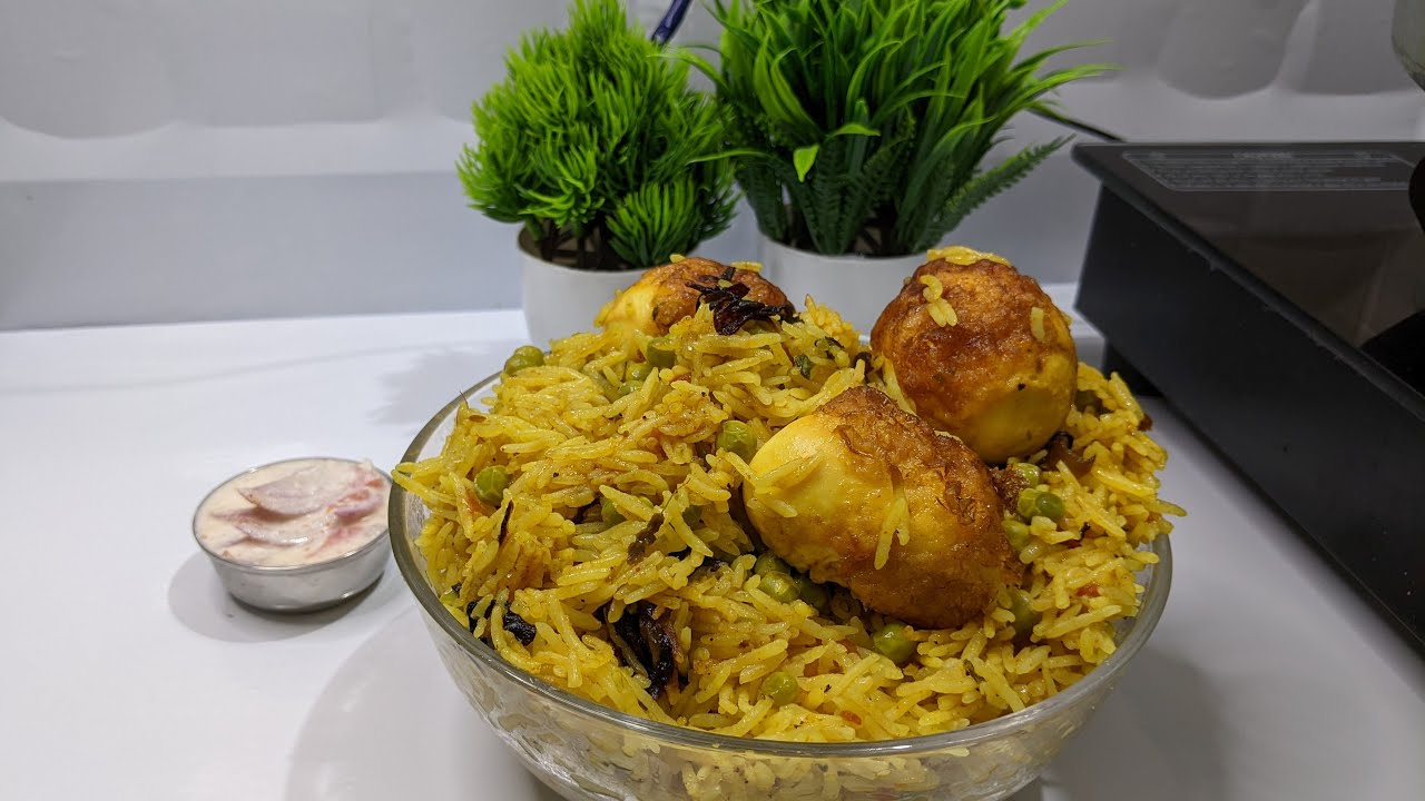 Anda Matar Pulao | Tasty Egg Peas Pulao Recipe | झट-पट बनने वाला अंडा मटर पुलाव | One pot meal
