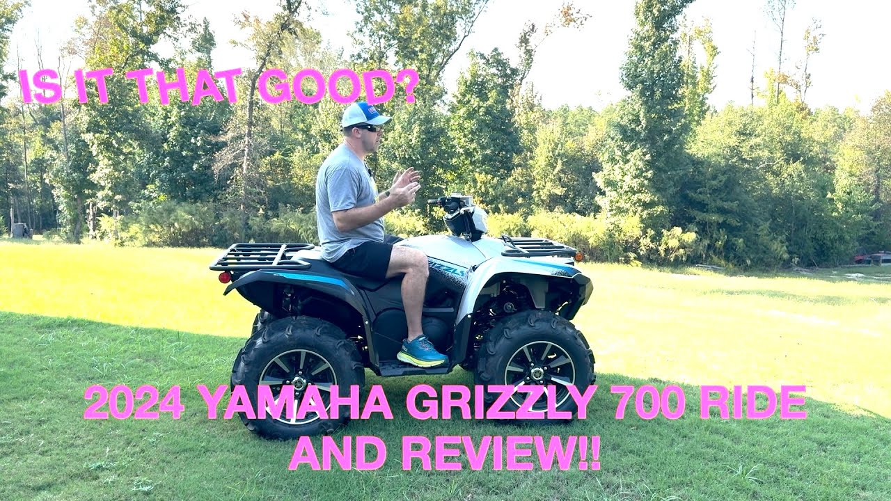 Обзор и поездка на Yamaha Grizzly 700 SE 2024 года