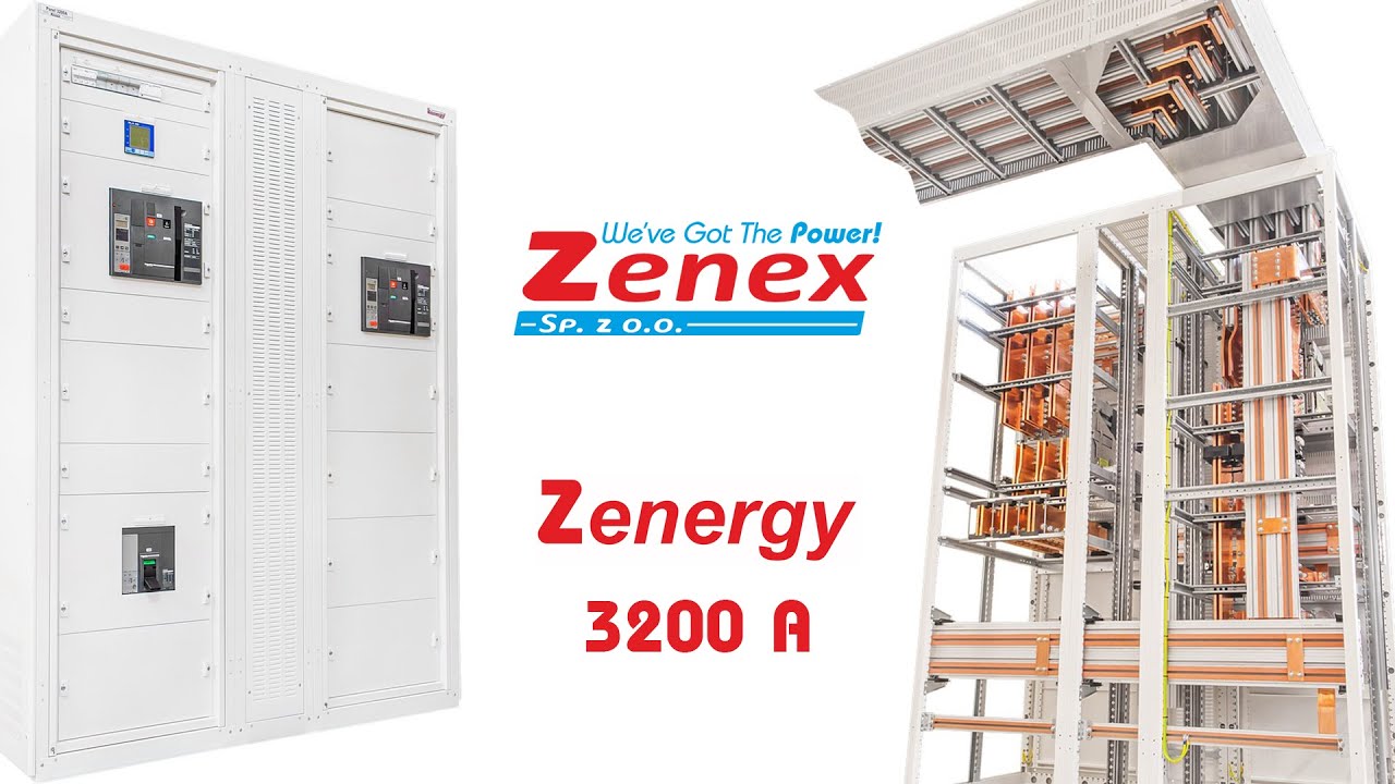 Zenergy 3200A LV switchgear with bus duct