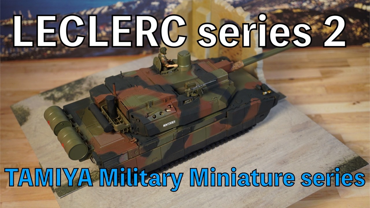 1:35 FRENCH MAIN BATTLE TANK LECLERC .made by TAMIYA.フランス　主力戦車　ルクレール　タミヤ製