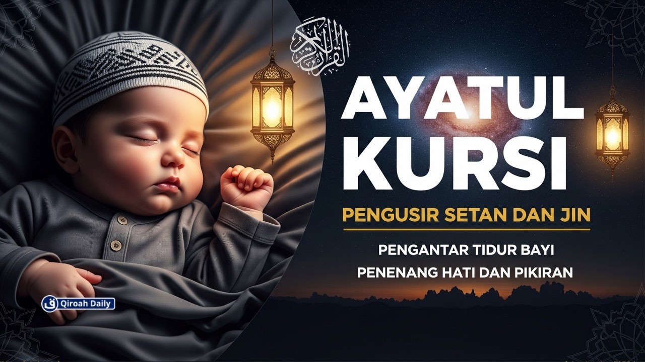 AYAT KURSI PENGANTAR TIDUR | AL-QURAN MERDU PENENANG HATI DAN PIKIRAN | PENGHANCUR JIN DAN SETAN