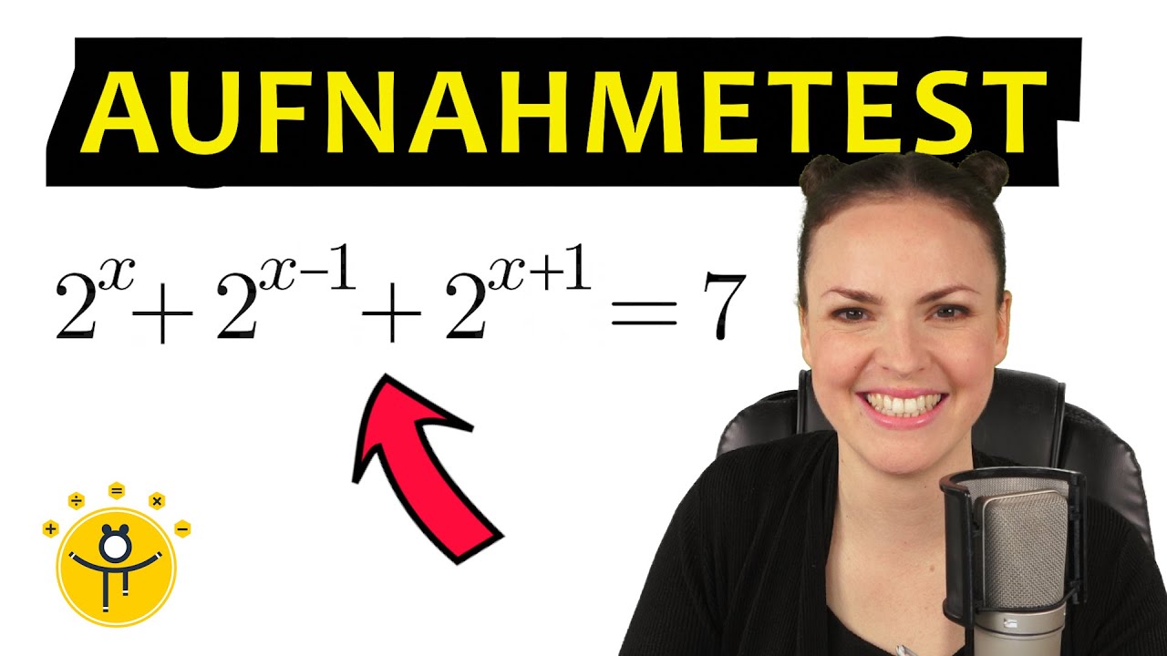 AUFNAHMETEST Studienkolleg Mathematik &ndash; Exponentialgleichung l&ouml;sen