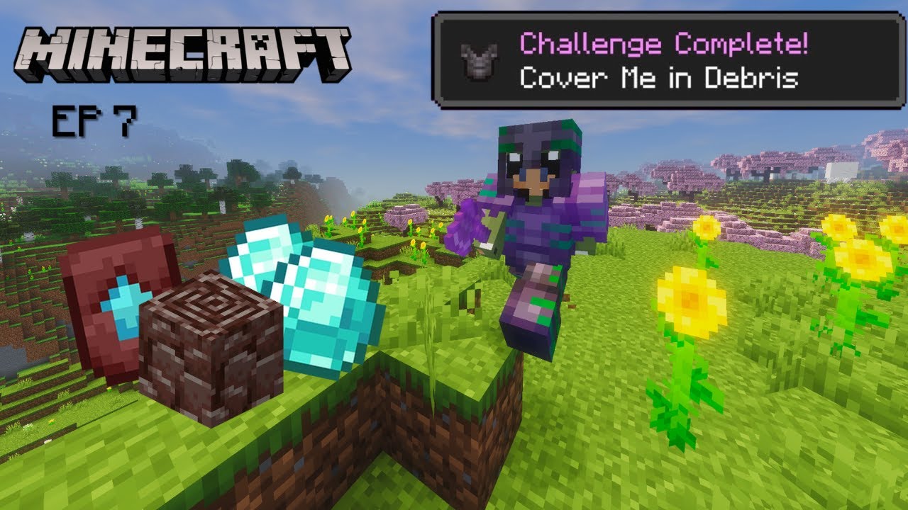 NETHERITE ARMOUR! | Minecraft Let's Play Series Ep 7