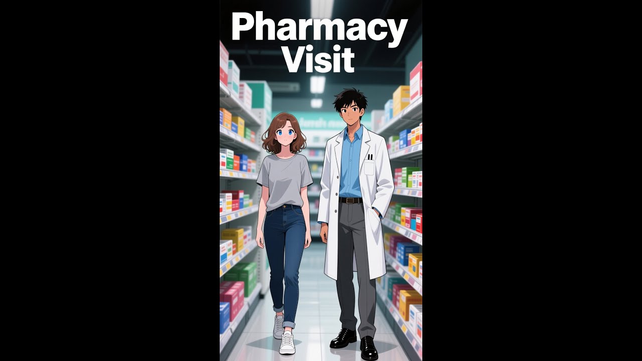 💊 Pharmacy English Conversation | Explaining Stomach Pain & Cold Symptoms in English