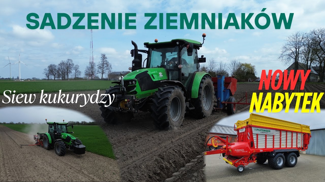 Sadzenie ziemniaków/Siew kukurydzy/Nowy Nabytek 2025/Pottinger EuroProfi 5010