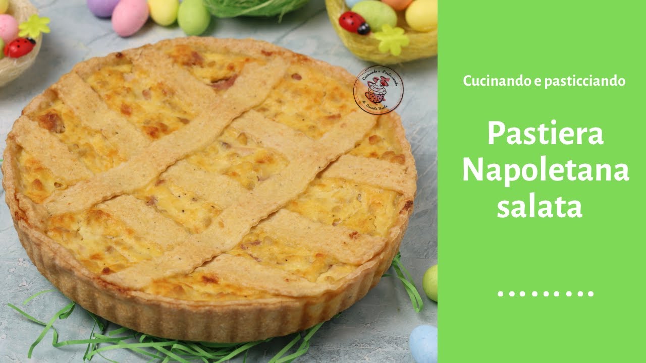 PASTIERA SALATA,PERFETTA COME ANTIPASTO PER IL PRANZO DI PASQUA🥧🥧🥧