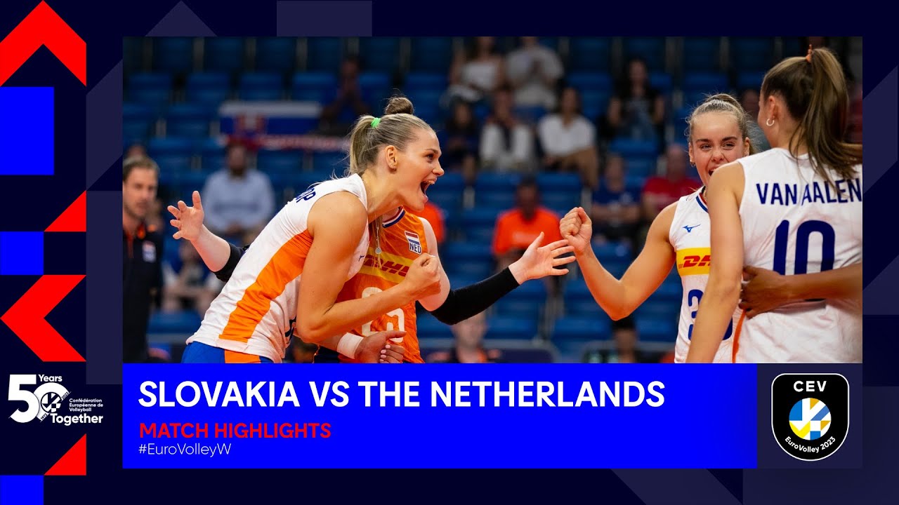 Slovakia vs. The Netherlands I Match Highlights I CEV EuroVolley 2023 Women