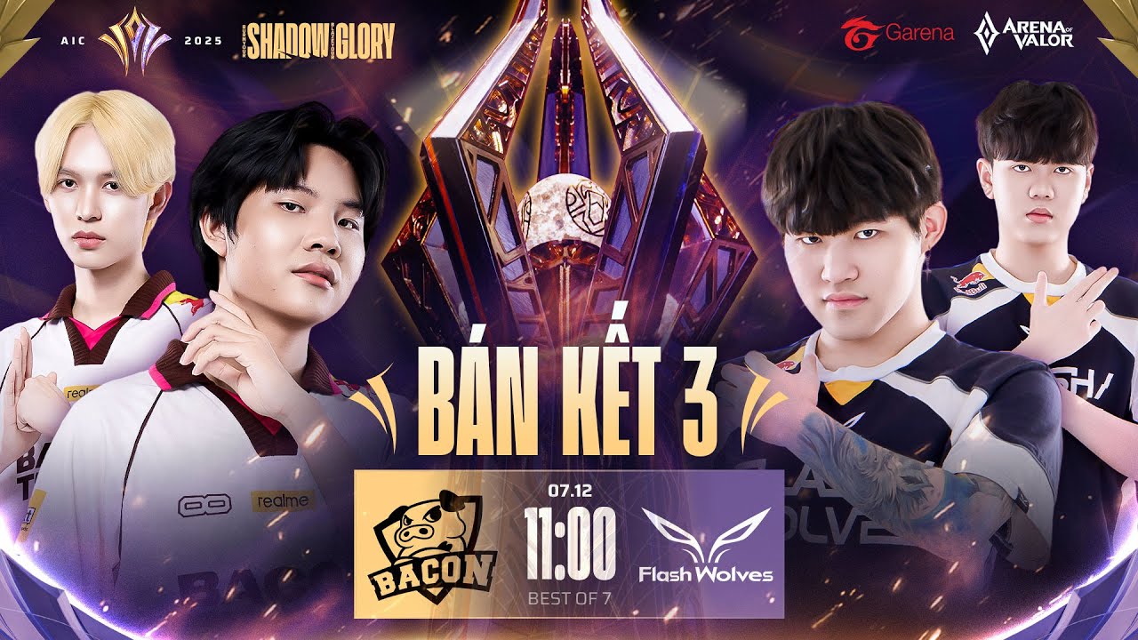 BACON TIME vs FLASH WOLVES | SEMI FINAL 3 - AIC 2025 (07/12)