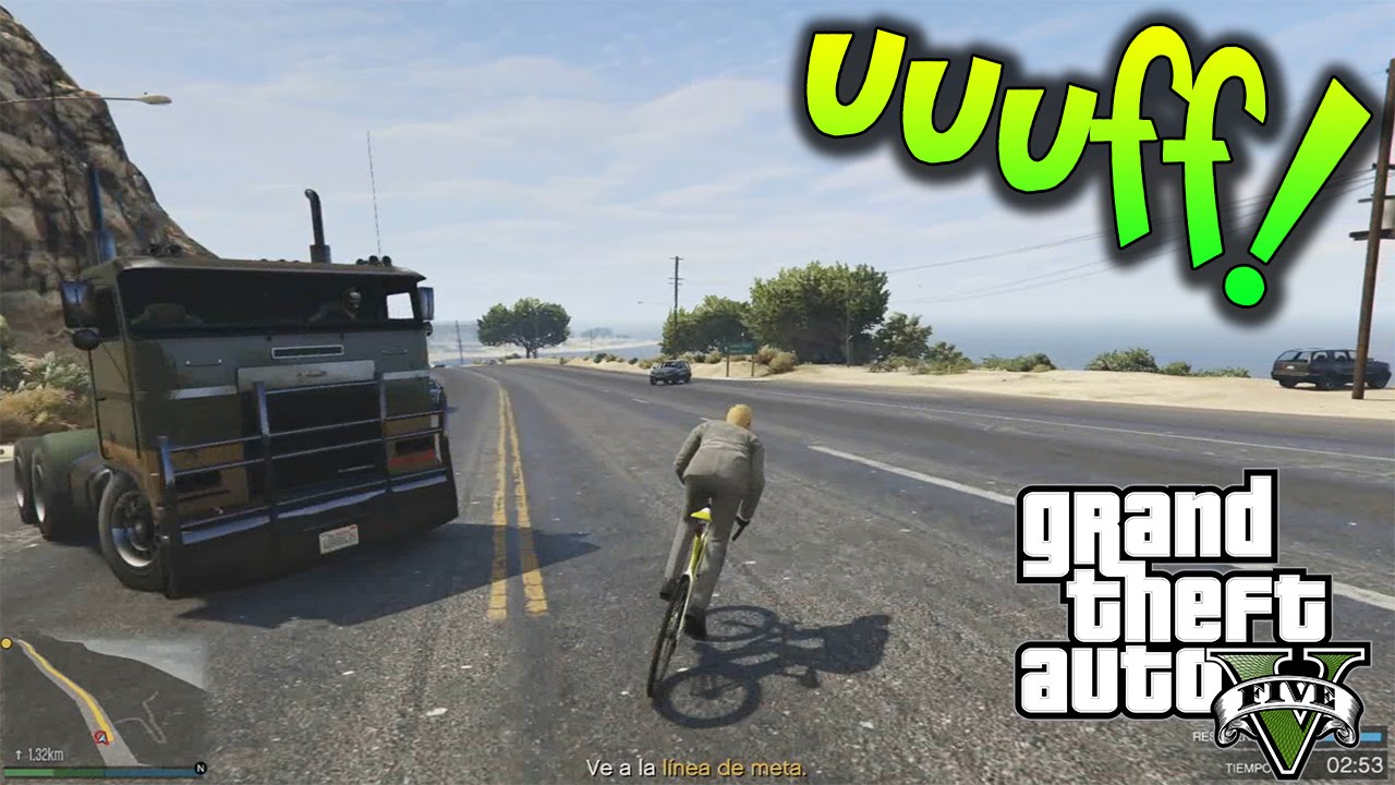 GTA V CAMIONES VS BICIS!! LOS GEMELIERS SIEMPRE LA LÍAN!! ESTAN MUERTOS! xFaRgAnx