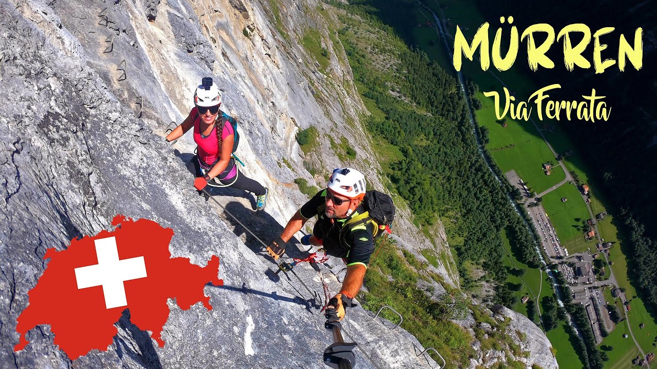 Cele mai tari senzaţii din Elveţia! | Murren | Lauterbrunnen (via ferrata și zbor cu parapanta)