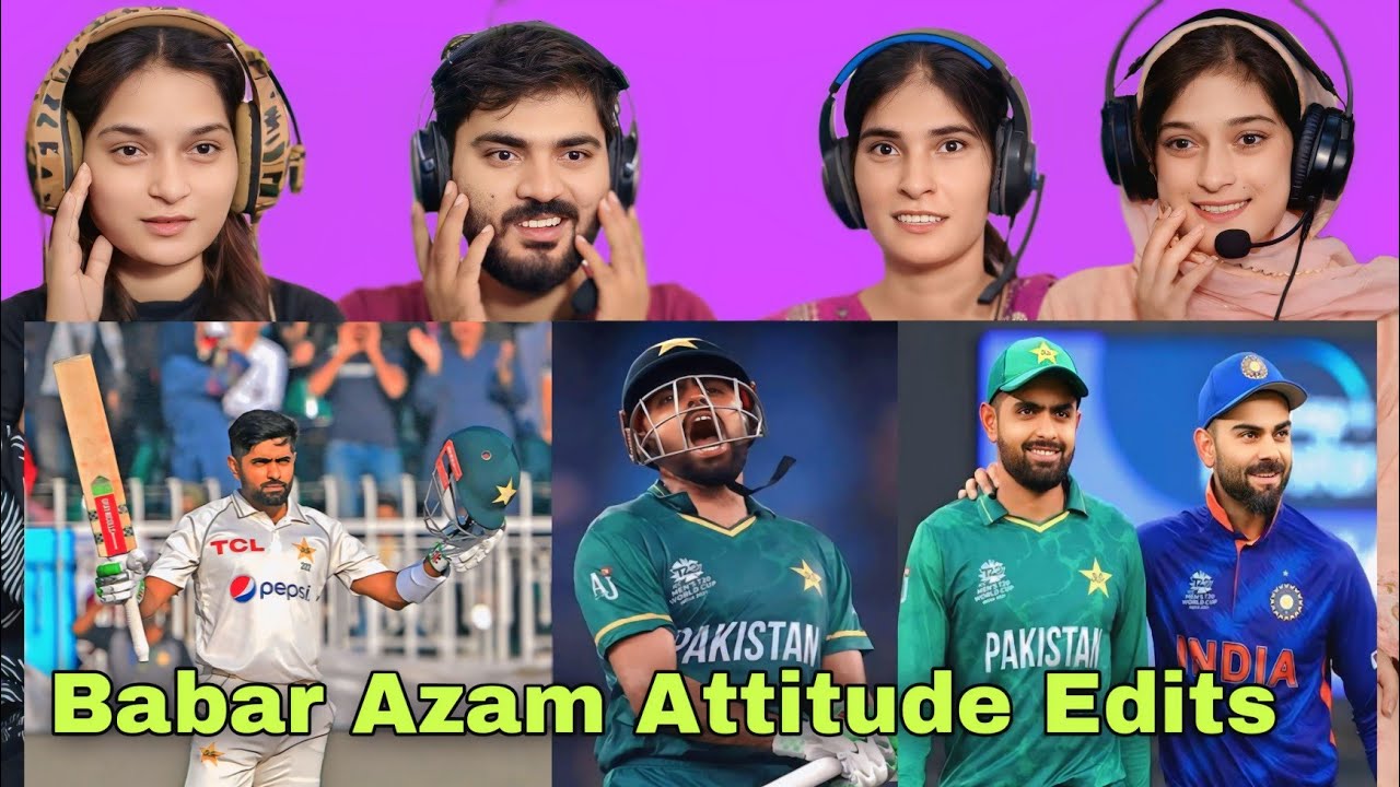 Babar Azam Attitude 😎 & Funny Edits Reels Reaction 