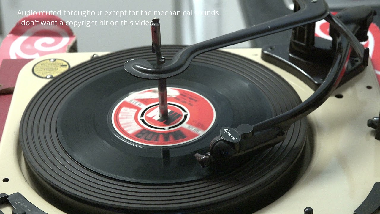 Garrard RC120 4ha Record Player.  4K. No Music.