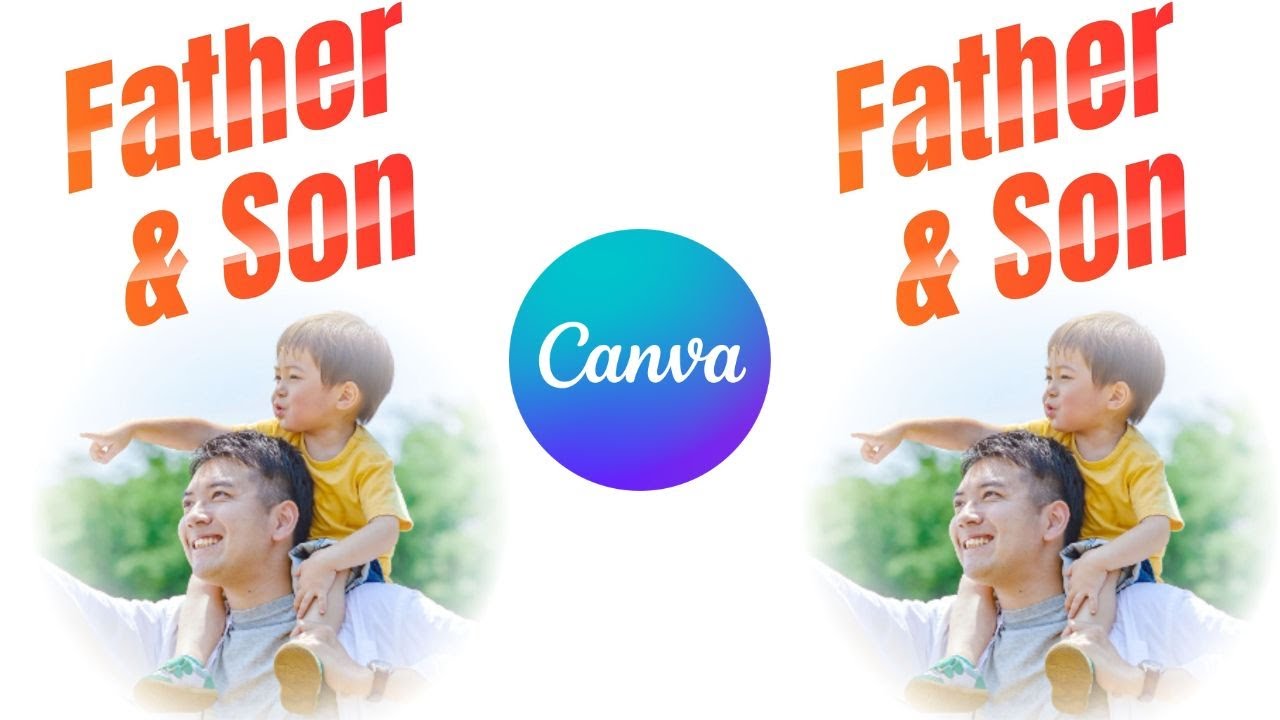 Постер с радиальным смешиванием и градиентным текстом в Canva — простой урок! 🌈