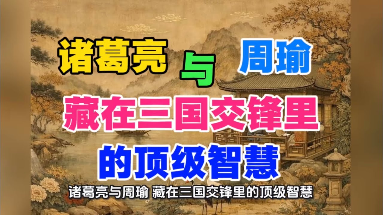 诸葛亮与周瑜：藏在三国交锋里的顶级智慧