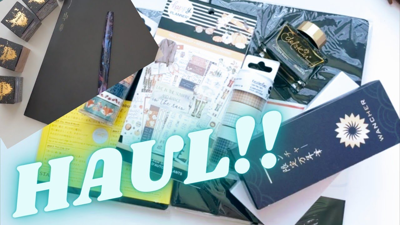 HUGE INK - FOUNTAIN PEN - PLANNER HAUL - Sailor, Laban, Van Dieman's, Pelikan, More!