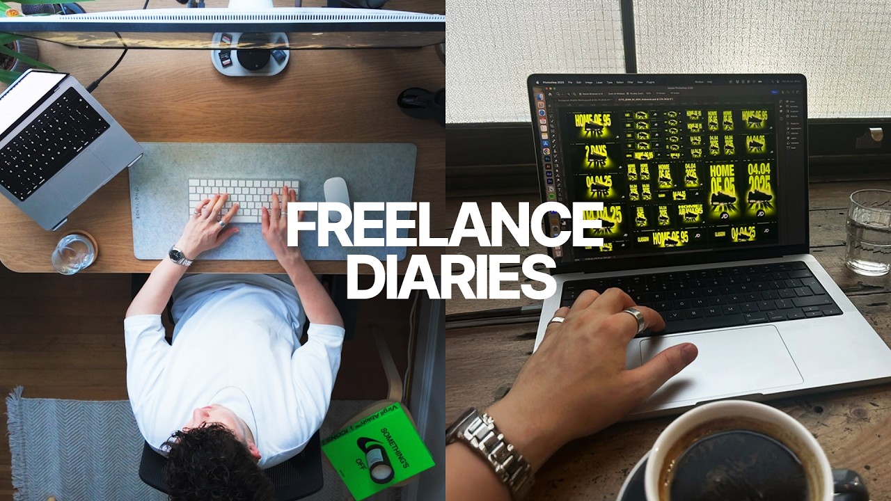 Life as a Freelance Designer | Nike Projects, London Days & Portfolio Work | Freelance Diaries