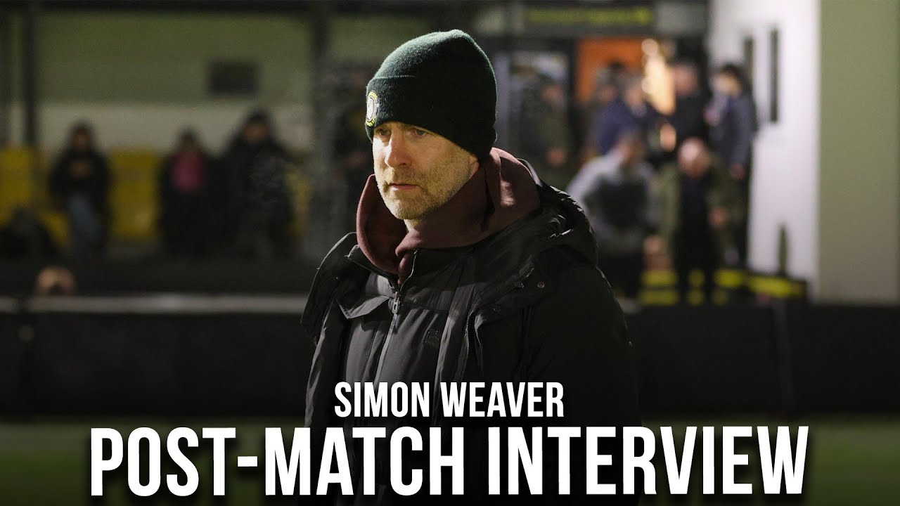 POST MATCH // Simon Weaver after tonight's defeat against Fleetwood