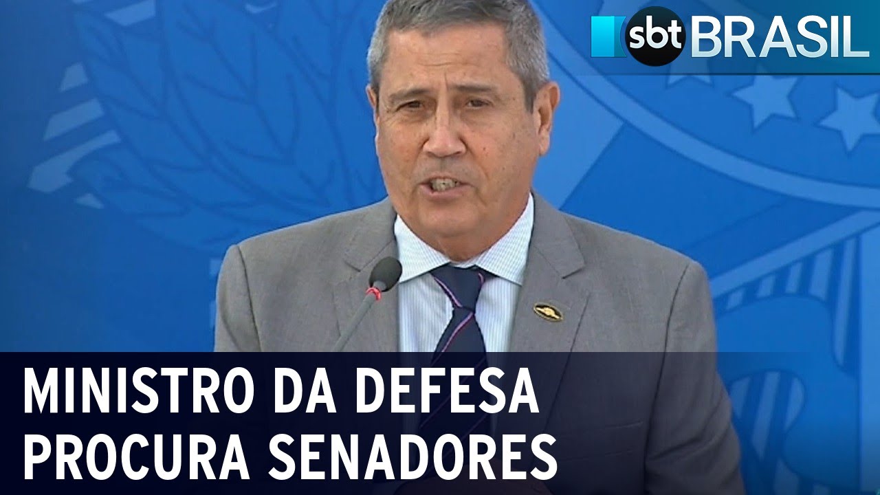 Ministro da Defesa procura senadores após criticar Omar Aziz | SBT Brasil (08/07/21)