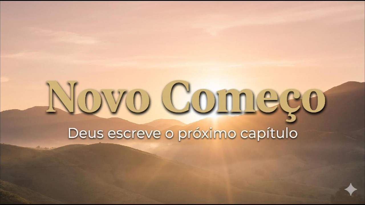 Quando Deus Te Dá Uma Página Nova… ✨ Recomeços Acontecem!
