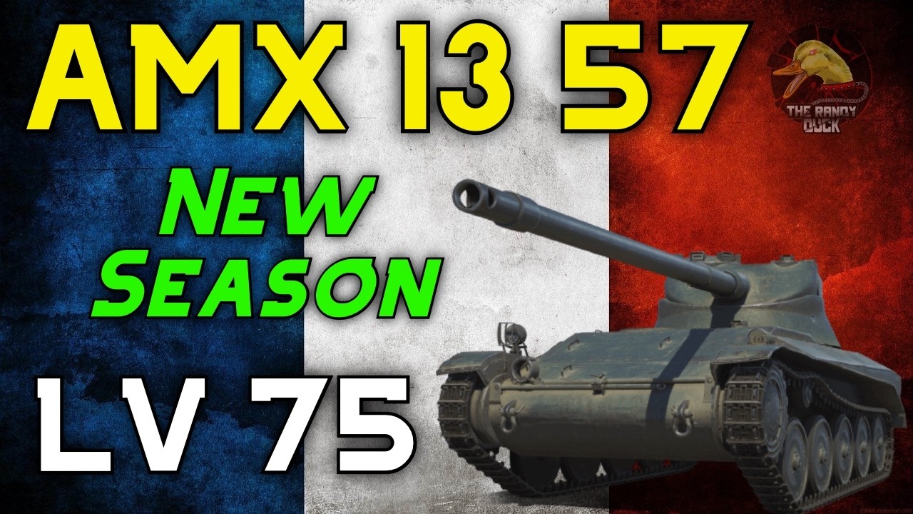 AMX 13 57: НОВАЯ награда 75-го уровня сезона! II Wot Console - World of Tanks Console Современная...