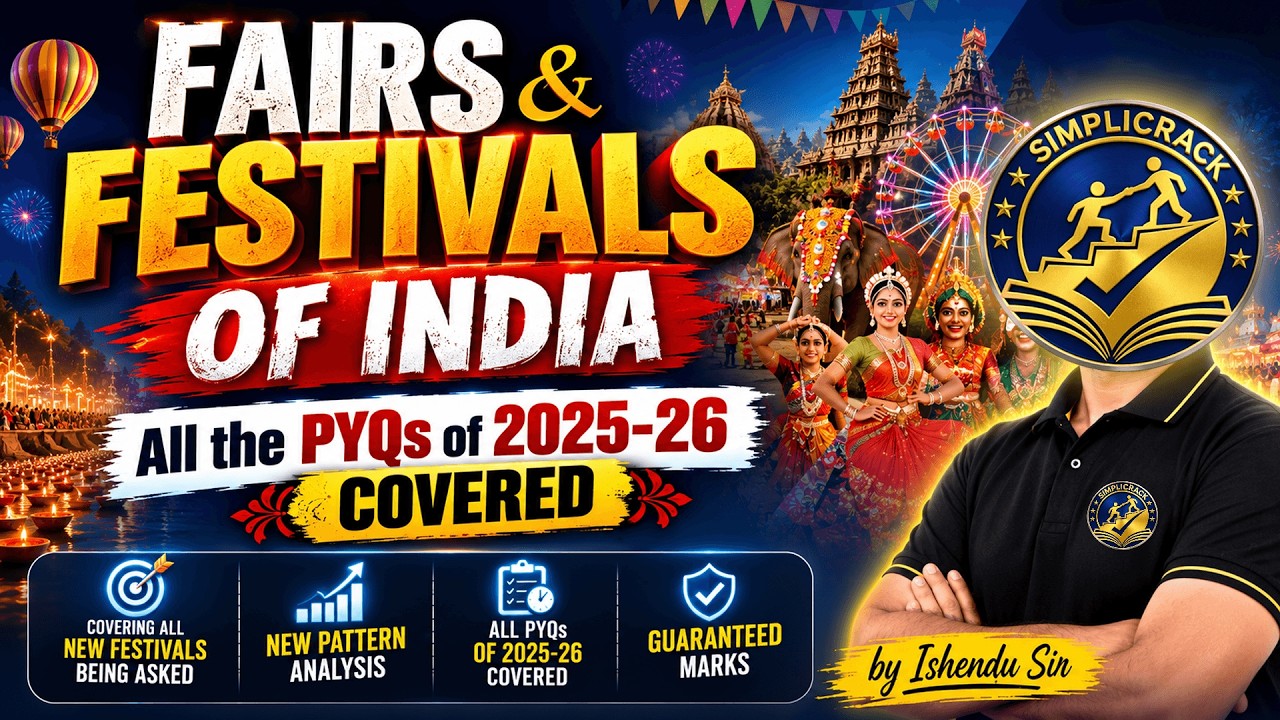 Fairs and Festivals of India | Static GK for SSC & Railway Exams | Ishendu Sir | simplicrack
