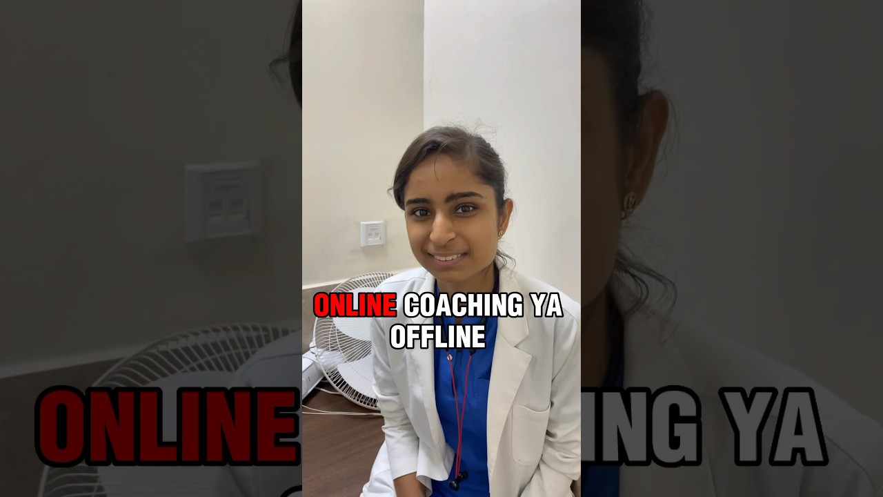 Online vs offline coaching ft. AIIMS medicos 