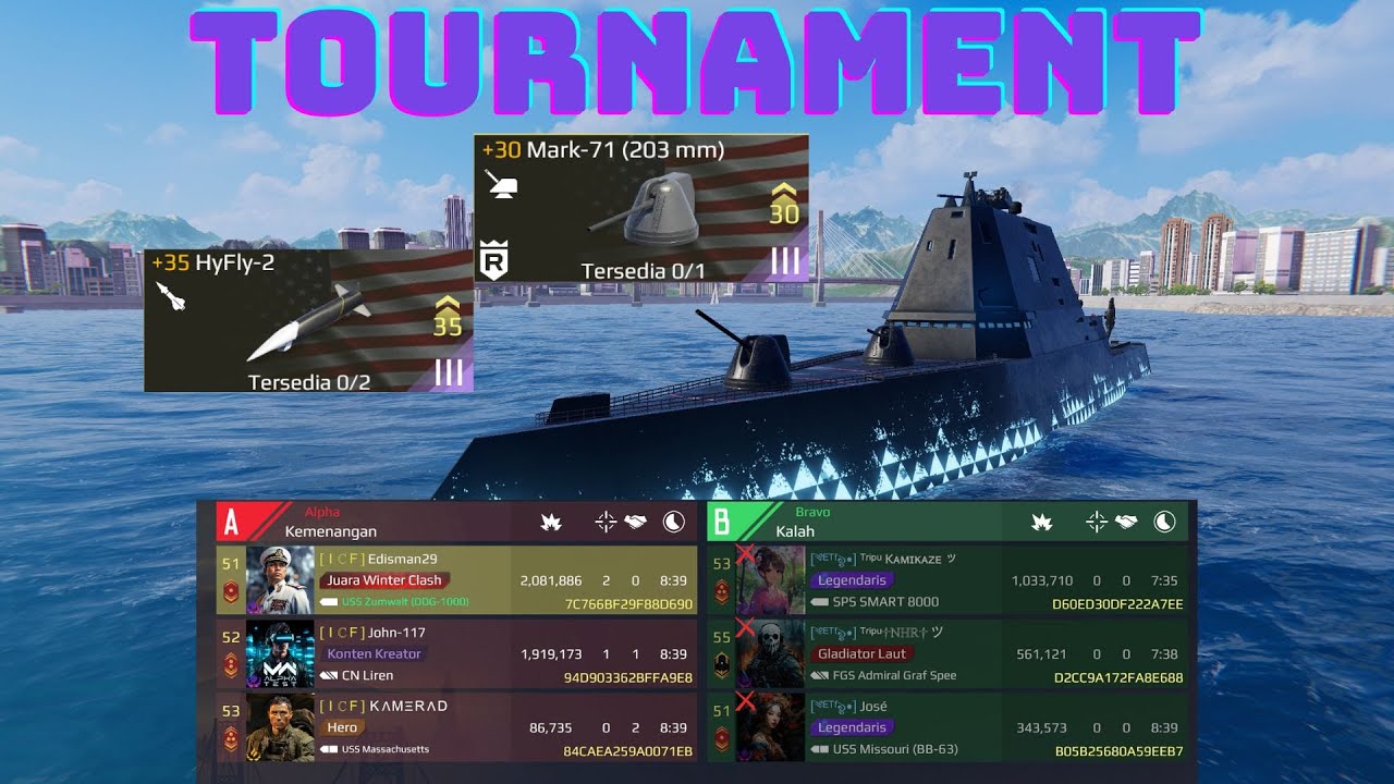 USS ZUMWALT | SNIPER LEGENDARY TOURNAMENT | Modern Warships