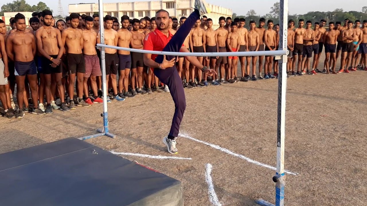 Indian Army High Jump Practice | Indore Physical Academy | 9770678245