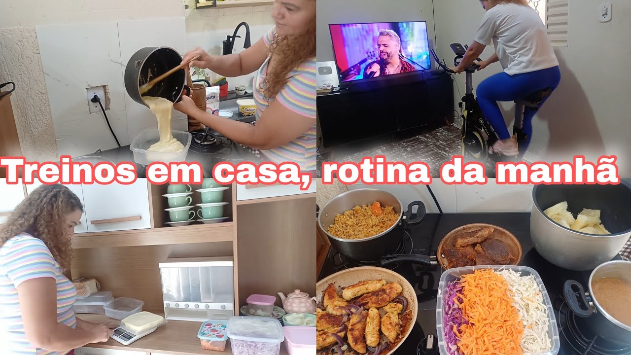 MUÇARELA CASEIRA| MEU TREINO DO DIA| ALMOÇO E ROTINA DA MANHÃ 