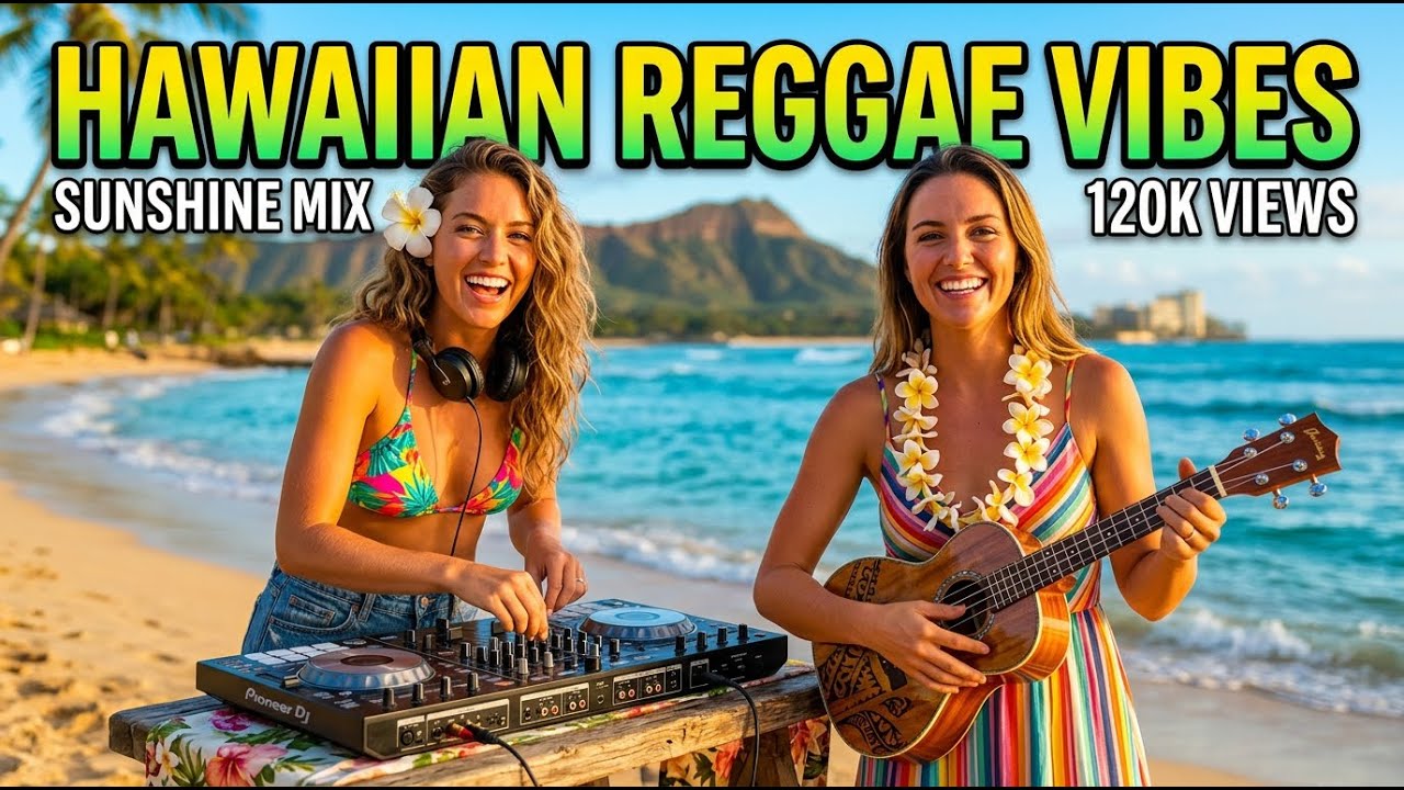 Hawaiian Reggae Mix 🌊 Tropical Chill Reggae Music for Positive Mood