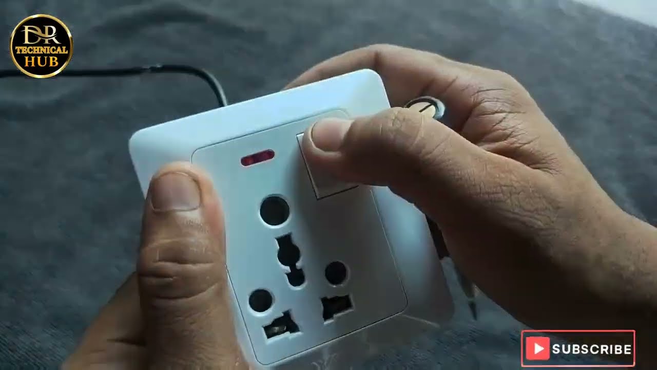 16 Amp Switch Socket Connectio IPower Board Connection| Step By Step Power Board Connection#electric