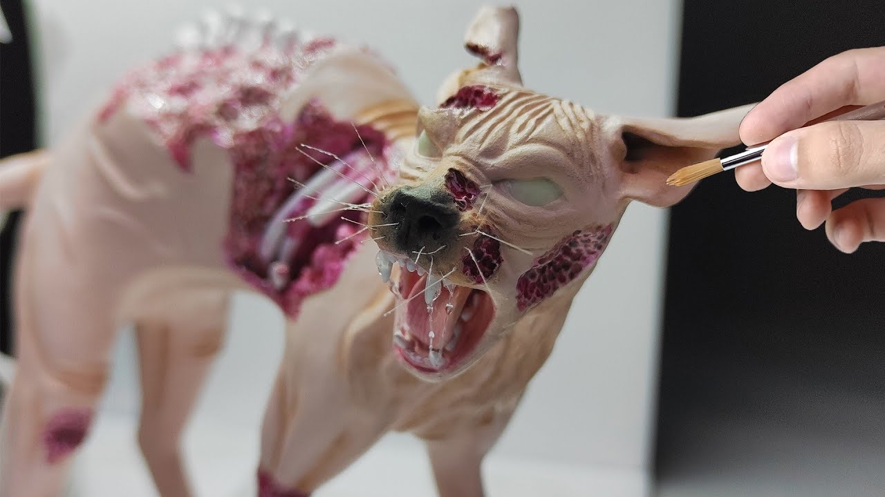 I Turned Cat into a Zombie | Diorama