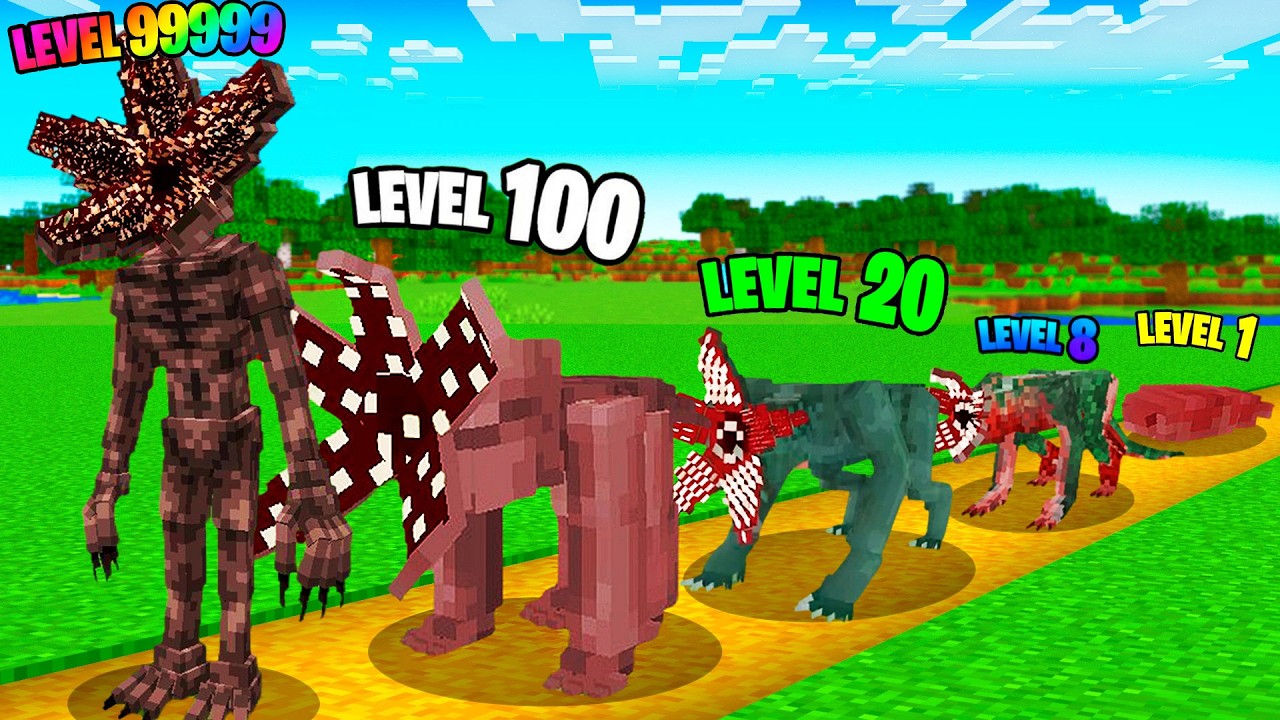 EVOLUÍ MEU DEMOGORGON ATÉ O LEVEL 999.999.999 NO MINECRAFT!!