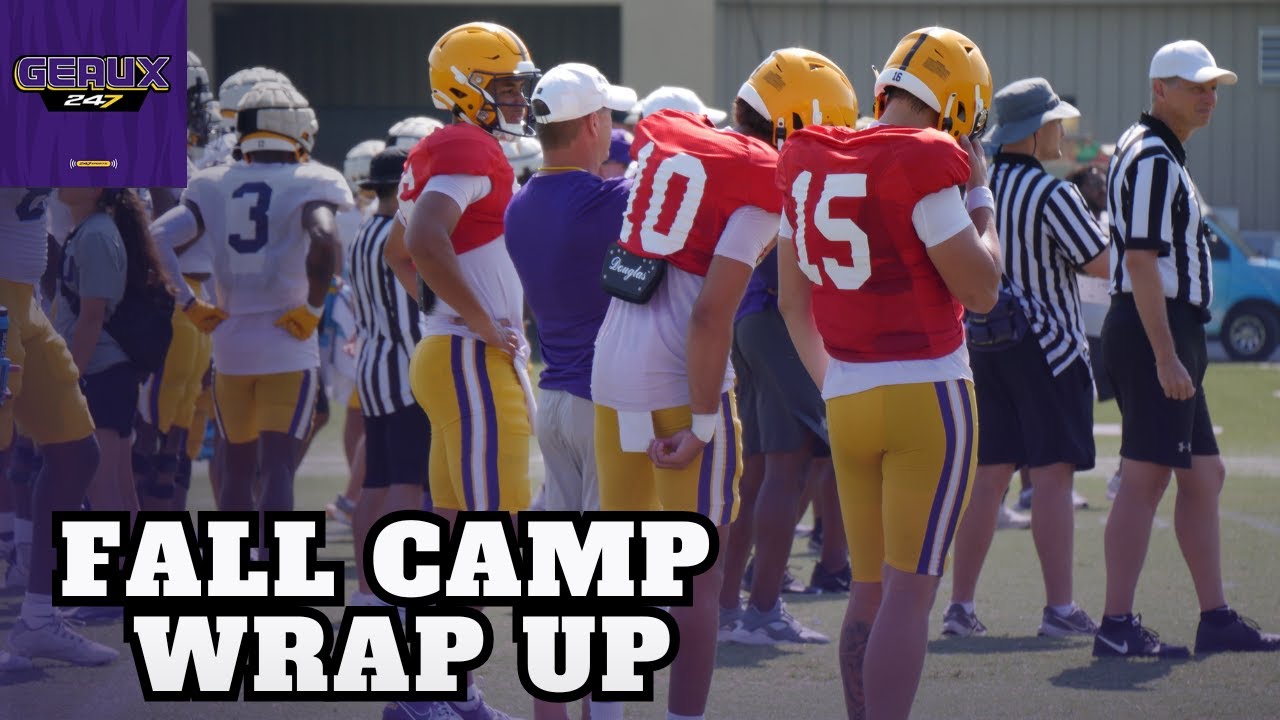 LSU fall camp wrap-up, plus the latest on five-star Jonah Williams