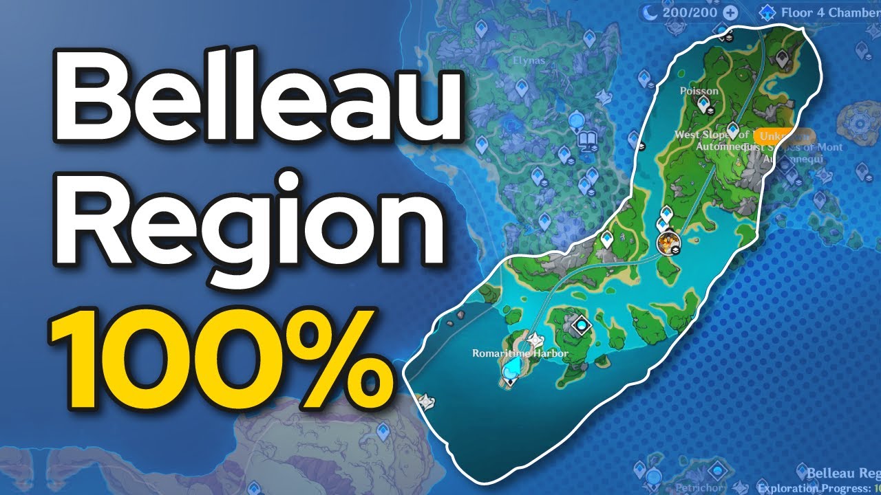 Belleau Region 100% exploration guide