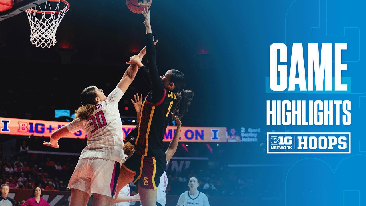 USC vs. Illinois | Highlights | Big Ten Women's Basketball | 02/08/26