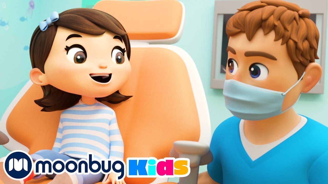 Wizyta u dentysty | Bajki i piosenki dla dzieci! | Moonbug Kids po polsku