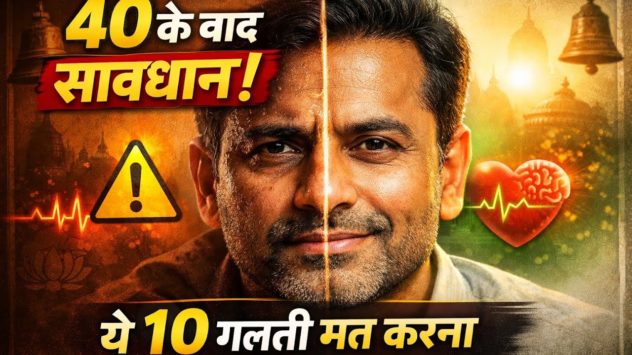 ये 10 गलती मत करना⚠️ 40 पार हो गई है? तो यह वीडियो ज़रूर देखे 40 के बाद ज़रूरी 10 आदतें #HealthyLife