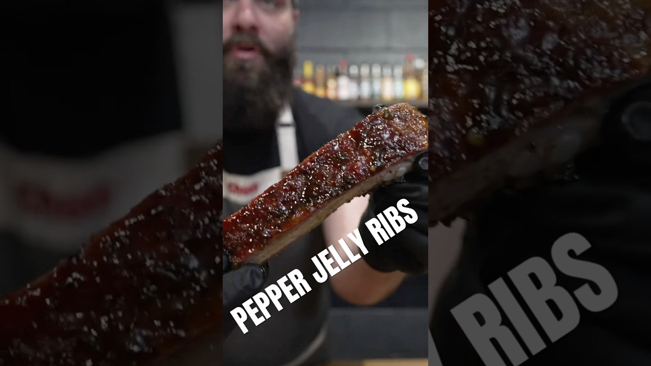 Smoked Pepper Jelly Ribs!