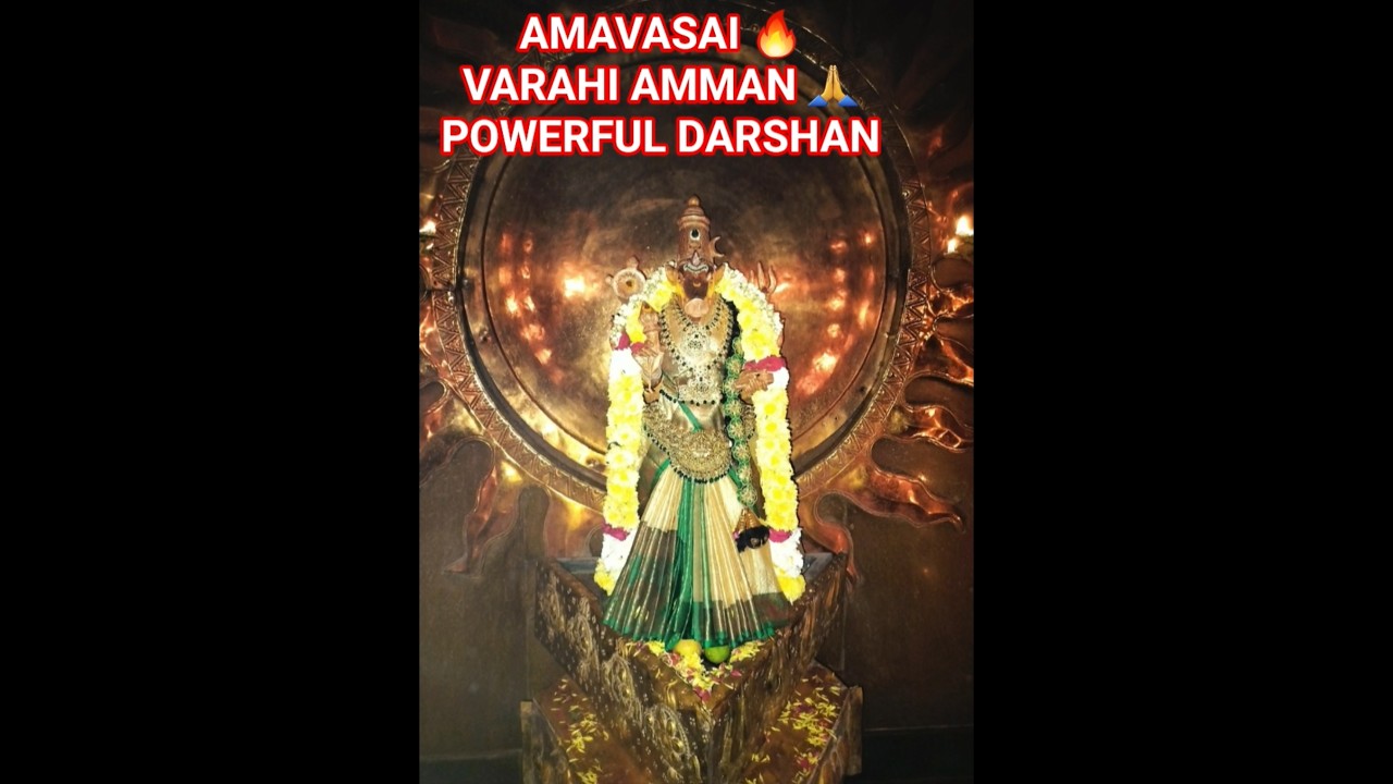 Amavasai Special 🔥 Varahi Amman Powerful Darshan | Aigiri Nandini | Evil Eyes Destroyed 🙏#shortsfeed