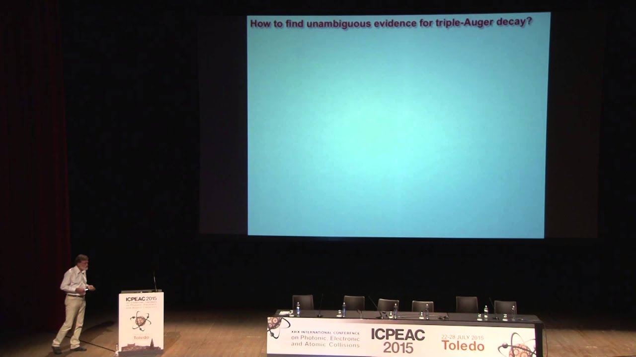 ICPEAC 2015 Special Report, 28/07/2015, Alfred Muller