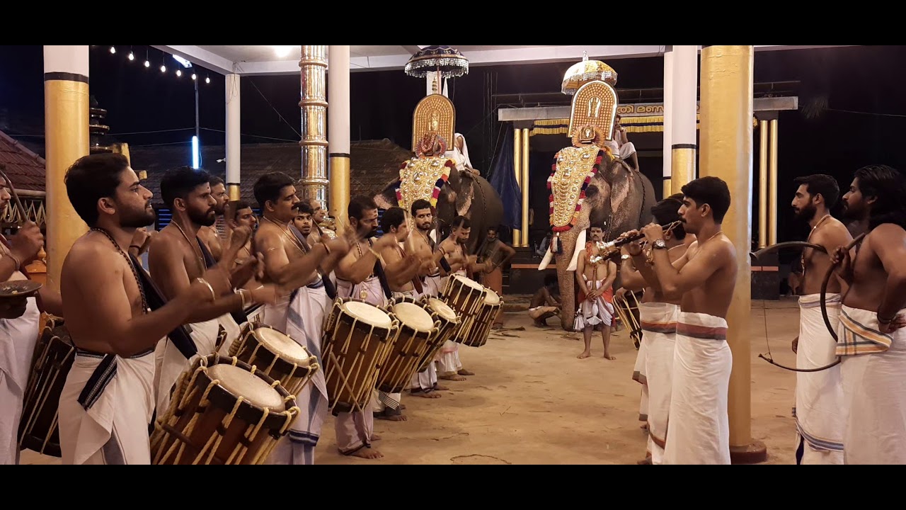 chenda melam.kalamandalam sivadasan,kanjilaseri vinod. 2021poilkavu
