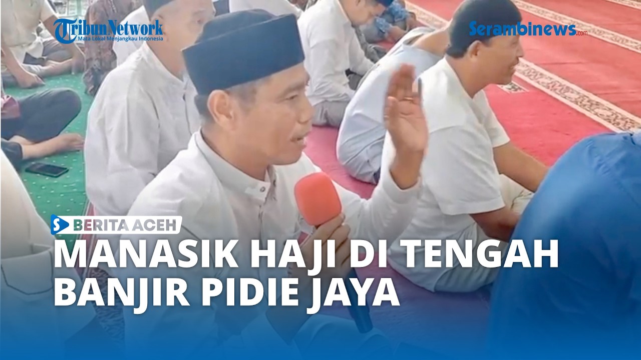 Manasik Haji di Tengah Banjir di Pidie Jaya