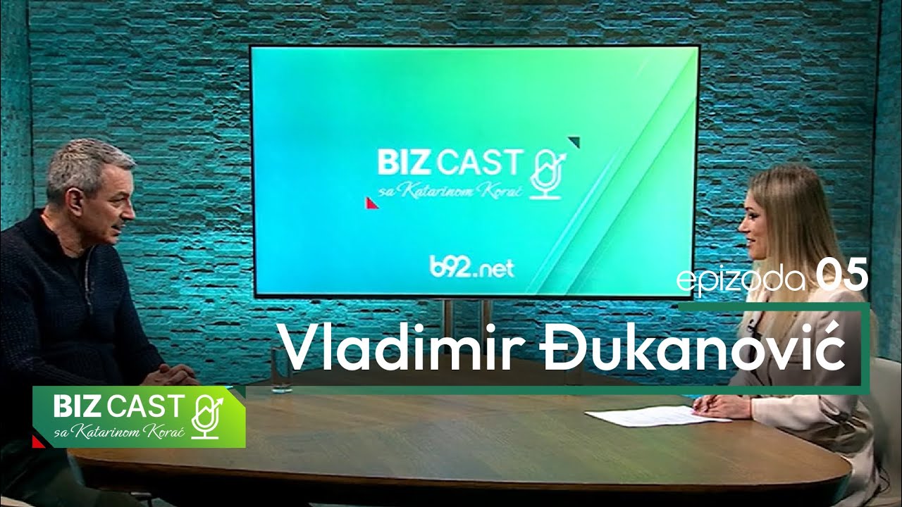 BIZcast B92 sa Katarinom Korać: Gost  Vladimir Đukanović poznatiji kao 