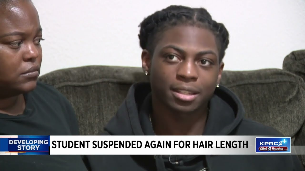 Texas student suspended again for hair length