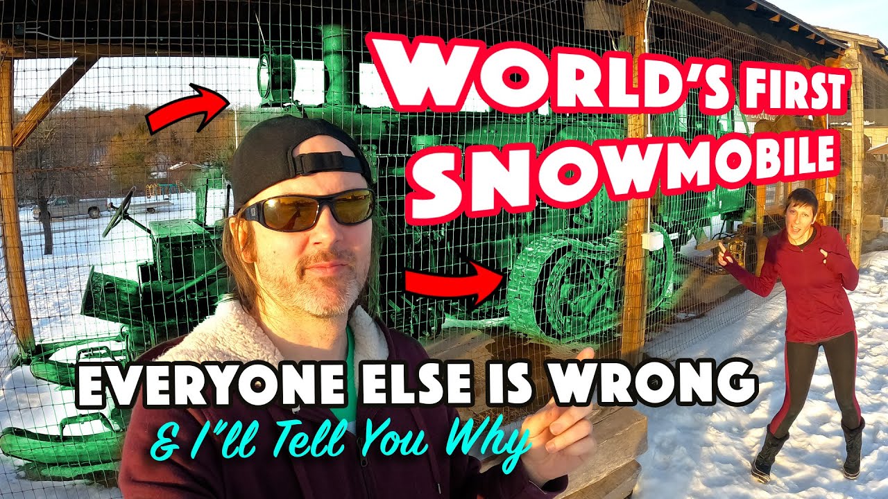 WORLD'S FIRST SNOWMOBILE!  Why Everyone Else is Wrong