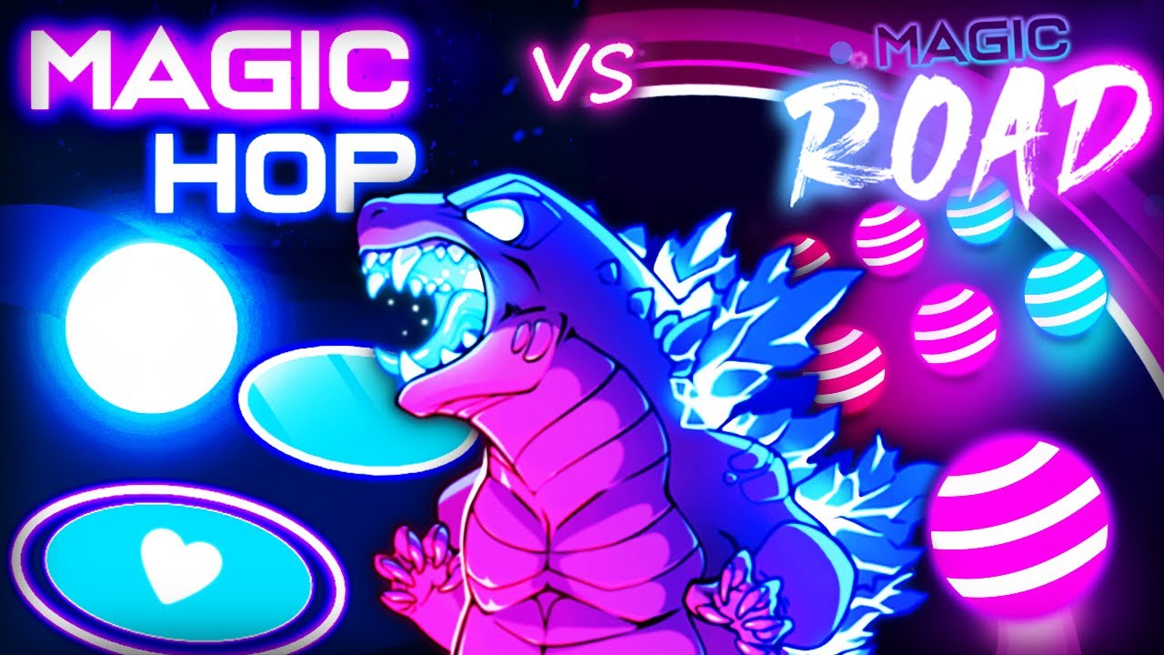 Godzilla Theme Song | Tiles Hop vs Dancing Road *EPIC SPEED UNLOCKED*