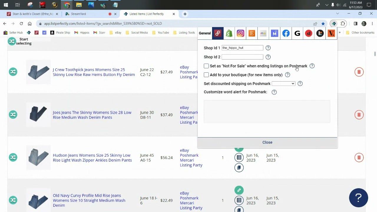 Customize Crossposting with List Perfectly's Extension