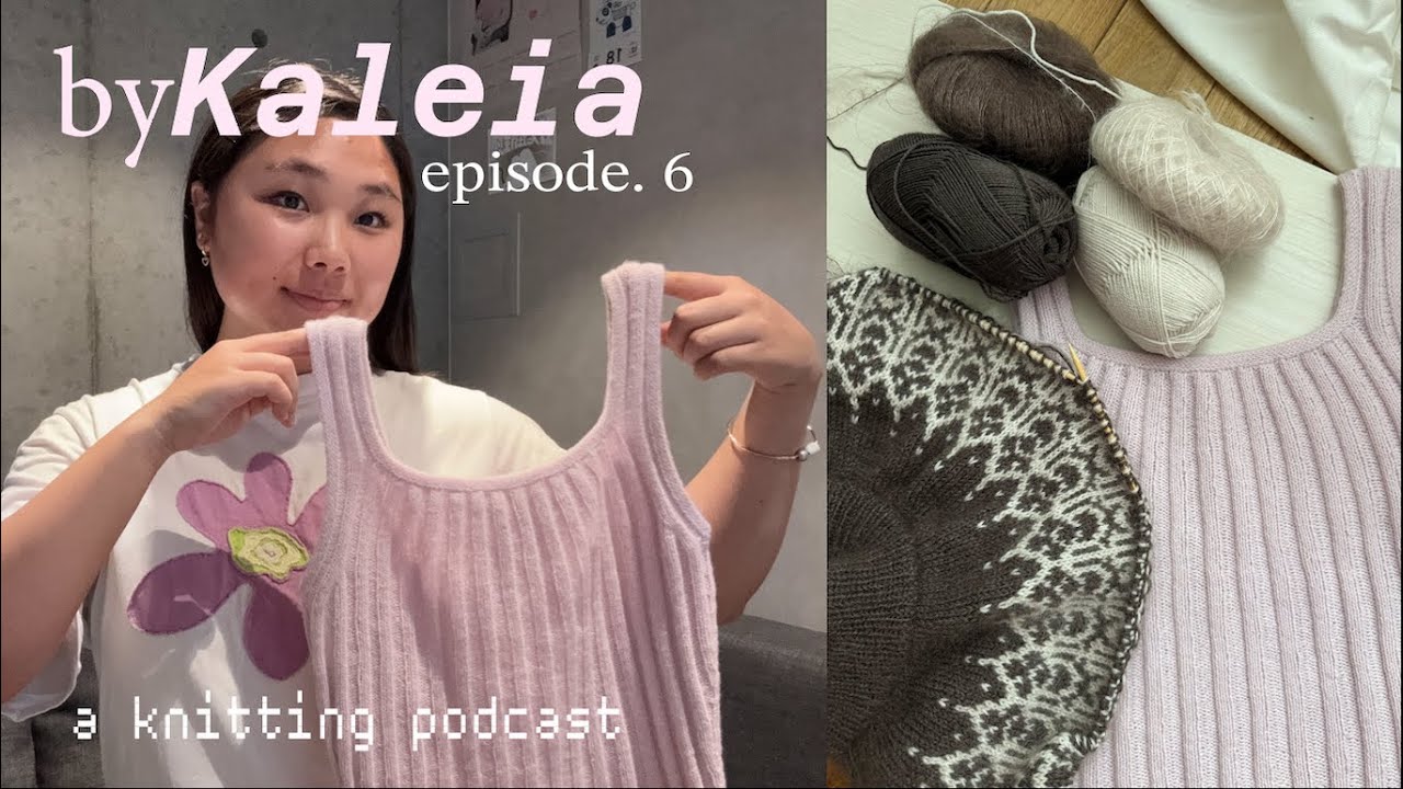 Knitting by Kaleia epi. 6 Finally finishing long time wips! color work sweaters and socks